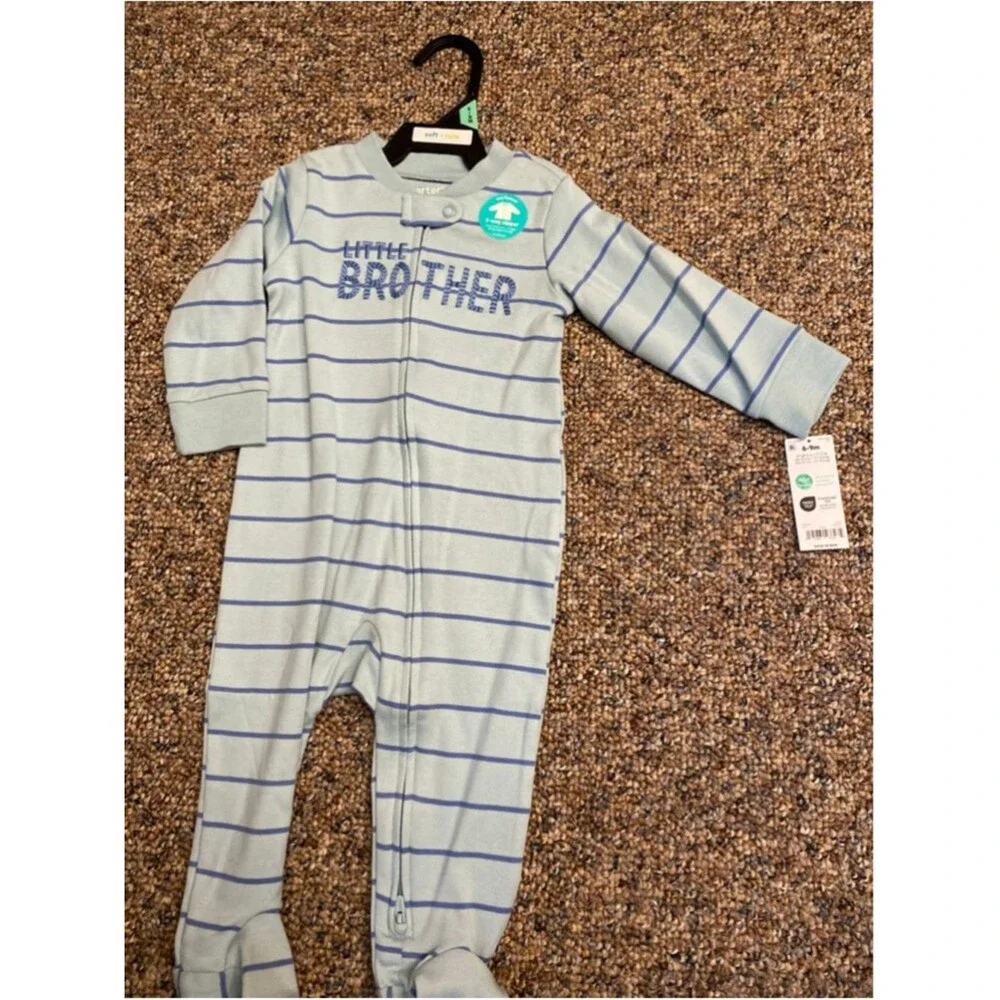 Baby Carter's Light Blue Striped 